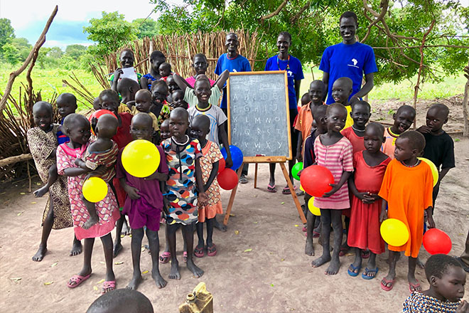 School for the community’s children, run by In Deed and Truth. School for the community’s children, run by In Deed and Truth.