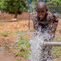 The joy of tasting clean water for the first time