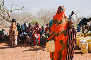 What's the difference between a hunger crisis and famine, and what causes them?