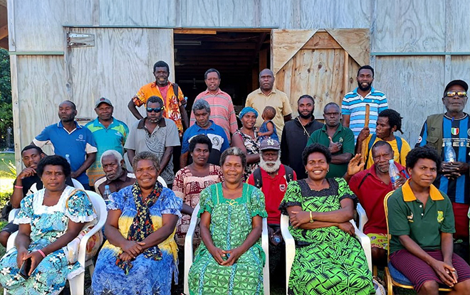 Work committees for the various project sites with Nasituan staff for training 